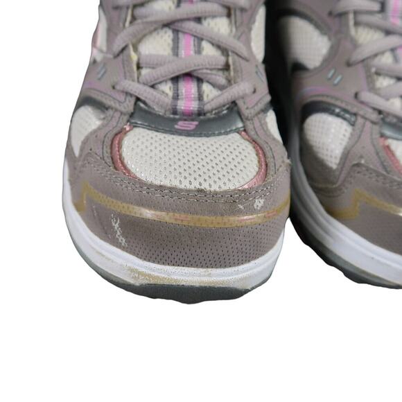 Skechers Shoes Women 8 Athletic Trainer Shape Ups Sneaker Toning Walking Comfort - Picture 3 of 16